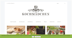 Desktop Screenshot of kochmaedchen.de